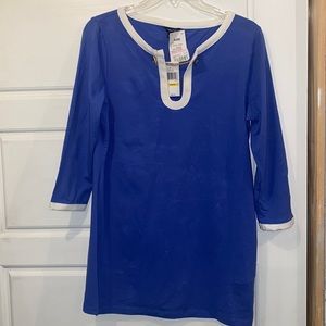 Nautica 3/4 sleeve spring/summer top